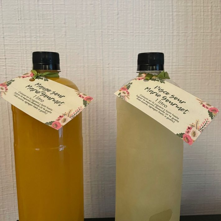 Pisco sour y mango sour