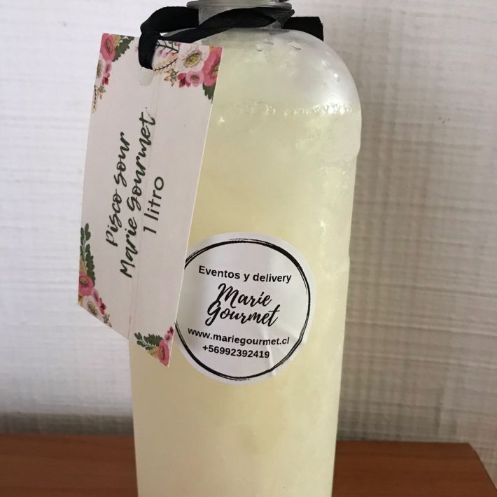 Pisco sour elaboración propia