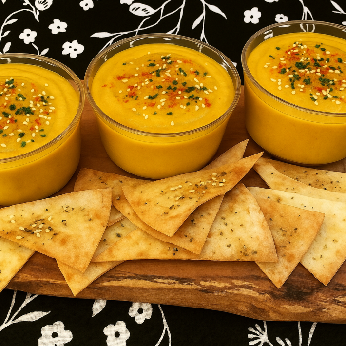 Hummus con zanahoria y jengibre 250 grs.