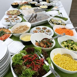 Buffet de almuerzo corporativo Las Condes