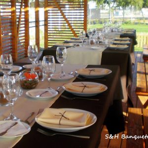 Almuerzo campestre con visitas internacionales