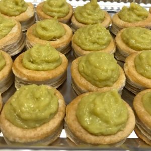 Tacitas de hoja pastelera de choclo