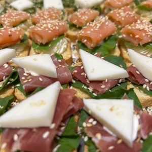 Crostinis catálogo banquetería gourmet