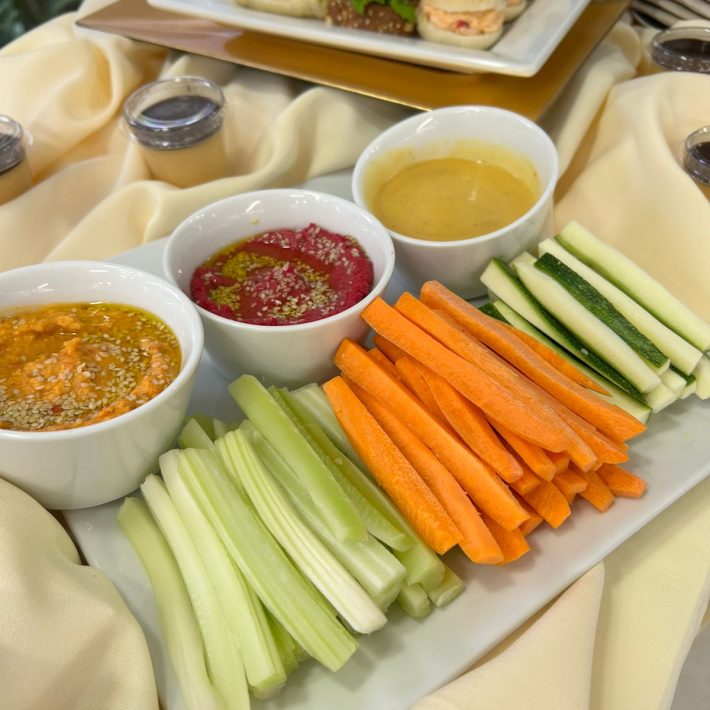 Hummus para eventos, catering