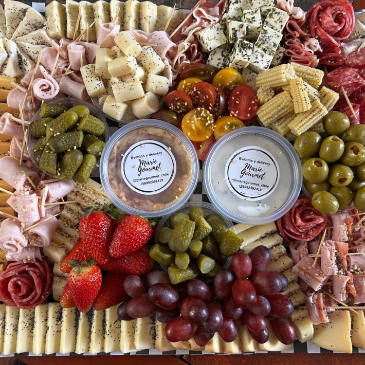 tabla de quesos mediana para cumpleaños y celebraciones