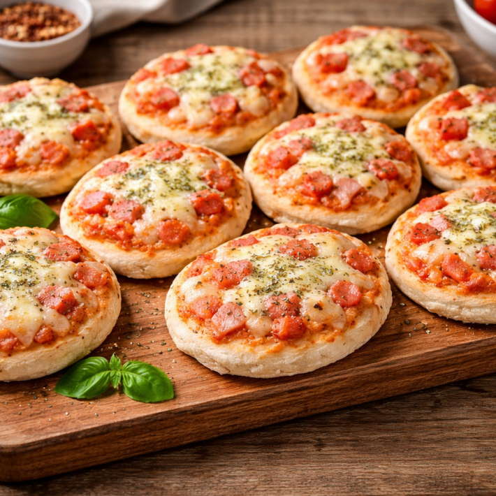 pizzetas napolitanas ideales para cumpleaños y eventos en casa