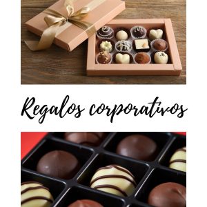 Regalos corporativos, chocolates