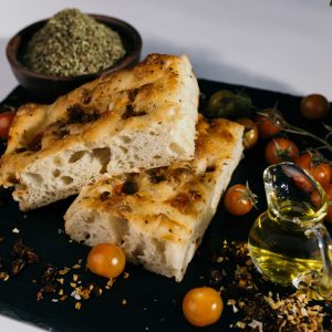 Focaccia con tomate