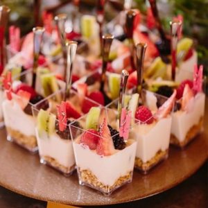 Postres evento matrimonio